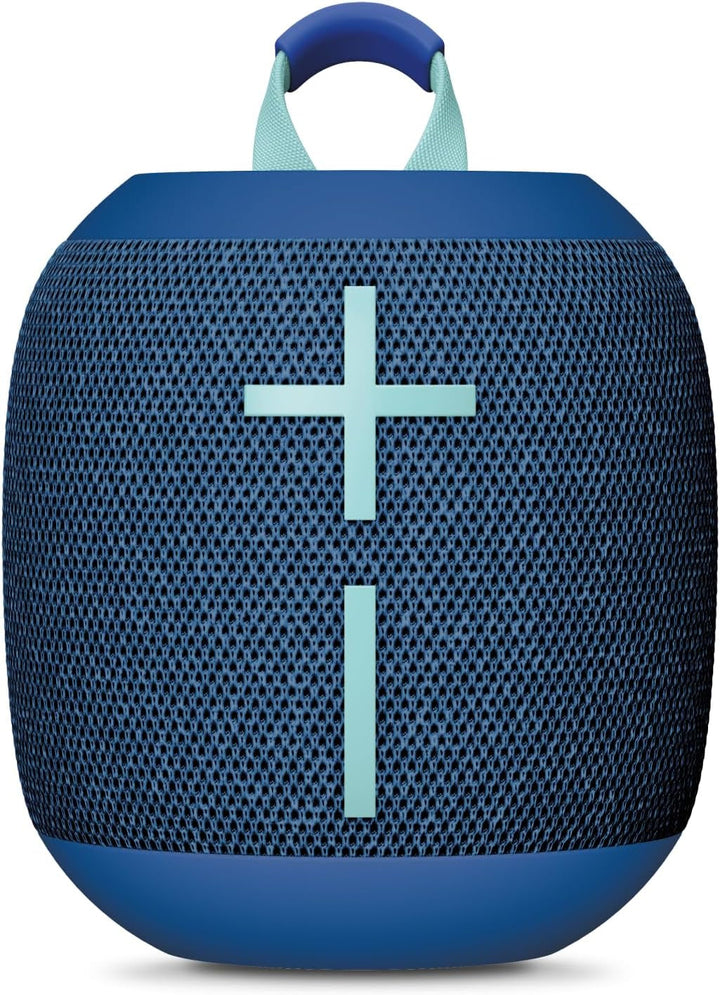 Ultimate Ears Wonderboom 4 - Difuzor Bluetooth portabil, rezistent la apă, cu sunet bogat și profund la 360 de grade, rezistent la praf, difuzor plutitor cu o rază de acțiune de 40 m - albastru