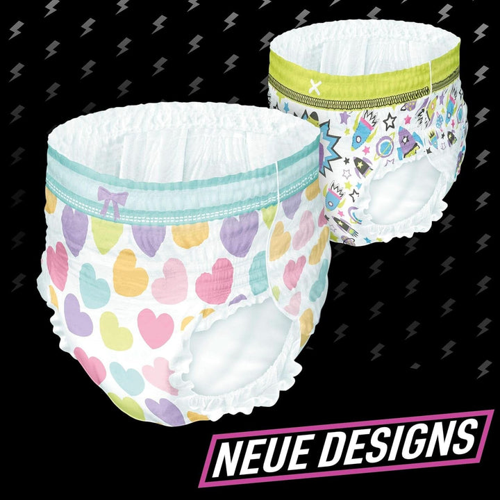 Pyjama Pants Herzen, 10 Absorbierende Nachthöschen, 7 Jahre, 17Kg-30Kg