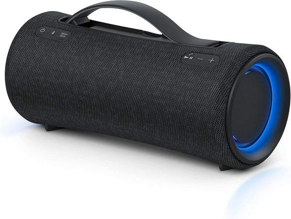 Sony SRS-XG300 - Difuzor Bluetooth portabil fără fir cu sunet puternic de petrecere și iluminare - rezistent la apă, baterie cu autonomie de 25 de ore, smartphone și încărcare rapidă - negru