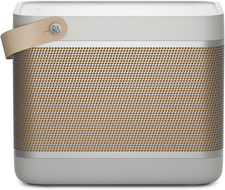 Bang & Olufsen Beolit 20 - Boxă portabilă Bluetooth portabilă fără fir, puternică, cu sunet la 360 de grade și stație de încărcare Qi integrată - Grey Mist