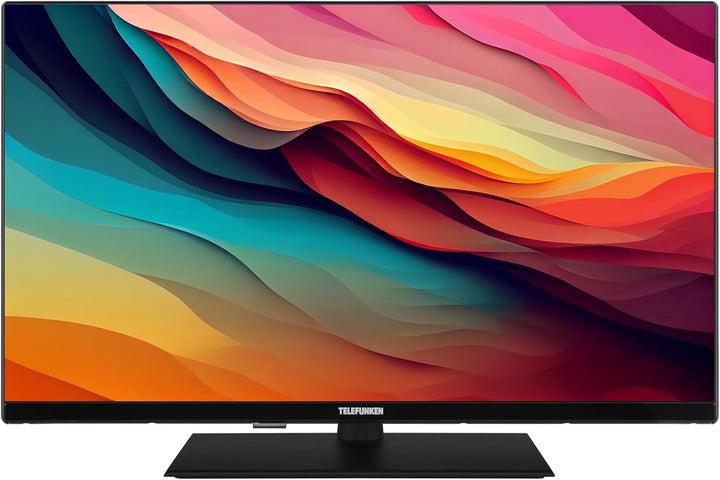Telefunken XH32N750M Fernseher 32 Zoll Hd-Ready LED TV Mit 80 Cm Bildschirmdiagonale Und Integriertem Triple-Tuner, Schwarz