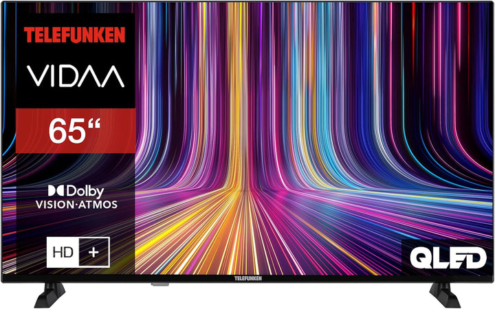 Telefunken XH32N750M Fernseher 32 Zoll Hd-Ready LED TV Mit 80 Cm Bildschirmdiagonale Und Integriertem Triple-Tuner, Schwarz