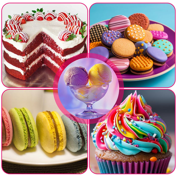 Lebensmittelfarbe Flüssig - Fidton 15 Farben Hochkonzentrierte Essbare Tortendeko Set, Food Coloring Für Ostereierfarben, Fondant, Kochen, Flüssige Lebensmittelfarbe Für Makronen - 6 Ml