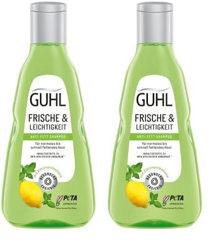 Guhl Frische & Leichtigkeit Anti-Fett Shampoo - Inhalt: 250 Ml - Haartyp: Fettig, Normal
