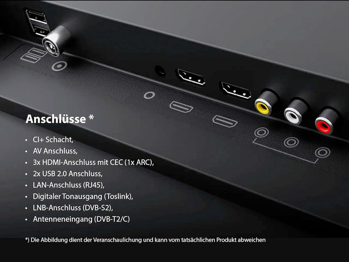 DYON ULTIMAX 24F-TI - 24 Zoll (60 Cm) Fernseher (1080P, Full-Hd Smart TV, Tizen OS, Triple Tuner (DVB-C/-S2/-T2), Samsung Smart & Gaming Hub, Prime Video, Netflix, Disney+) [2025]