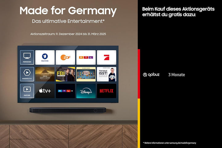 Samsung Music Frame HW-LS60D Soundbar Für Tv-Geräte, Music Frame Design Im Bilderrahmen-Stil, Bluetooth-Lautsprecher Mit Großem Sweet Spot, Kabelloses Streaming [2024]