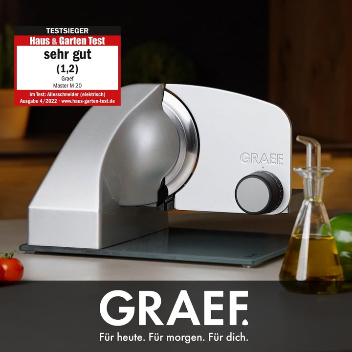 GRAEF Master M20EU Allesschneider Edelstahl, Silber