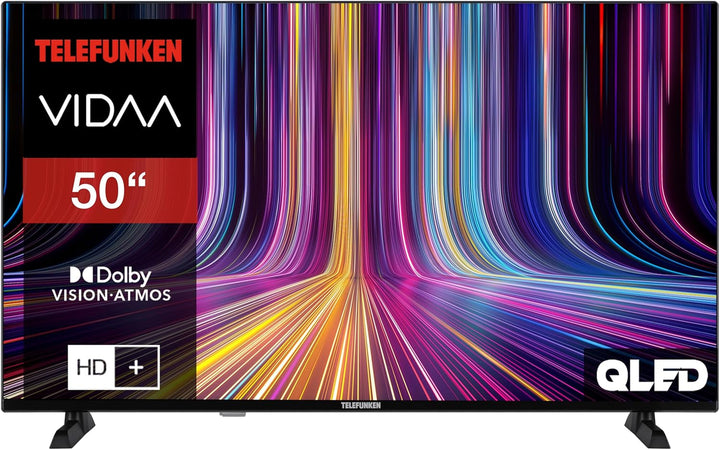 Telefunken XH32N750M Fernseher 32 Zoll Hd-Ready LED TV Mit 80 Cm Bildschirmdiagonale Und Integriertem Triple-Tuner, Schwarz