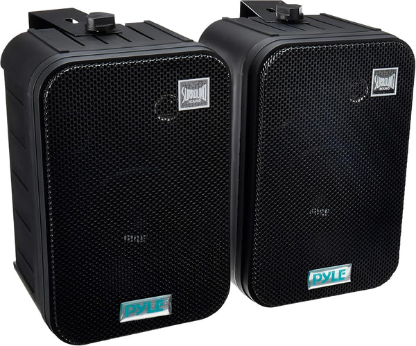 Pyle Dual Bluetooth Lautsprecher, Bluetooth Box, Musikbox, Party Boxen Bluetooth, Soundbox, Speaker, Wetterfeste 16,5Cm Musikboxen, Universal Wand-/Deckenmontage, Für Pool, Außen-/Innenbereich