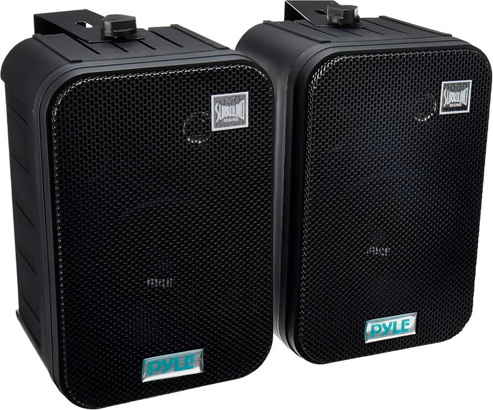 Pyle Dual Bluetooth Lautsprecher, Bluetooth Box, Musikbox, Party Boxen Bluetooth, Soundbox, Speaker, Wetterfeste 16,5Cm Musikboxen, Universal Wand-/Deckenmontage, Für Pool, Außen-/Innenbereich