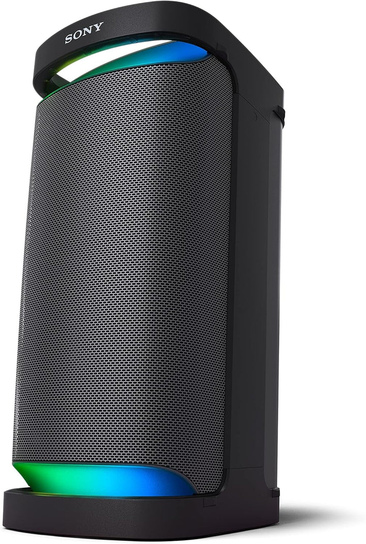Sony SRS-XP700 Difuzor puternic pentru petreceri Bluetooth cu sunet de petrecere omnidirecțional, iluminare și baterie 25H (IPX4, MEGA BASS, încărcare rapidă, Party Connect) Negru, SRSXP700B.CEL
