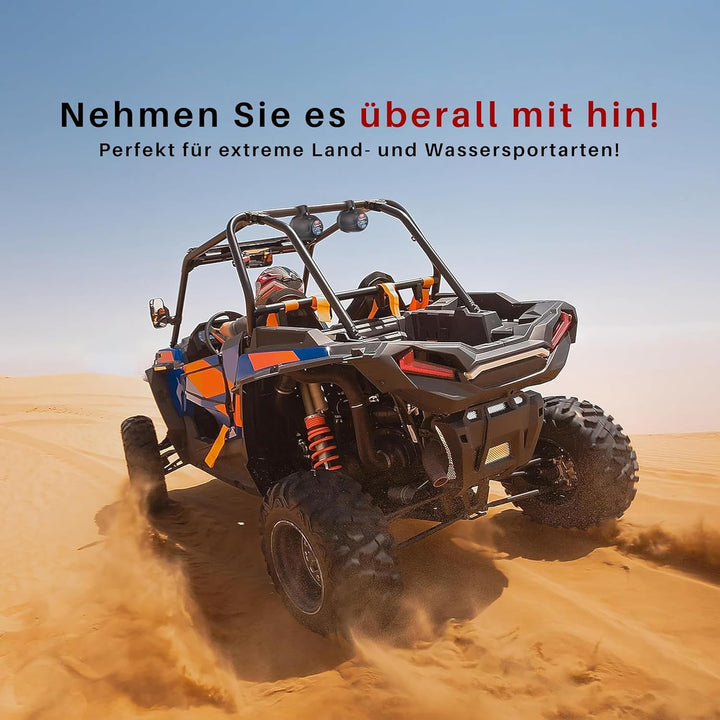 Pyle Outdoor Lautsprecher Boxen – Laustprecher 800W Geeignet Als Aufbaulautsprecher Auto, Als Outdoor Musikanlage Für Die Terrasse, Als Pool Lautsprecher Oder Als Auto Lautsprecher Set, 2–Wege–System