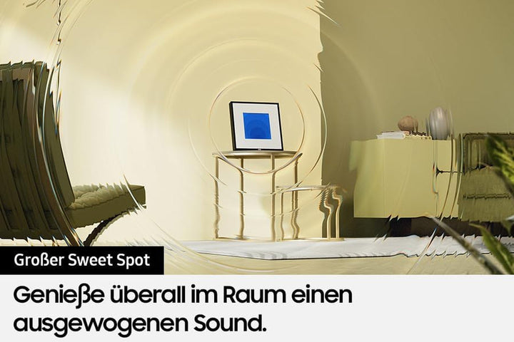 Samsung Music Frame HW-LS60D Soundbar Für Tv-Geräte, Music Frame Design Im Bilderrahmen-Stil, Bluetooth-Lautsprecher Mit Großem Sweet Spot, Kabelloses Streaming [2024]