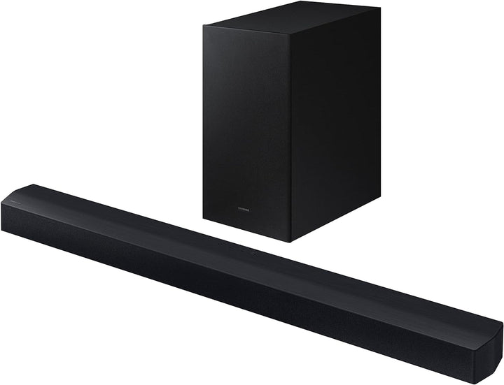 SAMSUNG Soundbar HW-C450/ZF C-Serie, 3 Lautsprecher, Subwoofer Inklusive, 2.1-Kanal-Audio, Adaptive Sound Lite, Black 2023