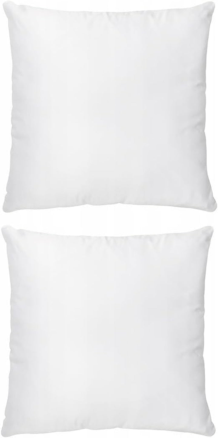 HOMLA Toby pernă de umplere set de 2, 45X45Cm, alb, poliester premium, dimensional stabil și ușor de întreținut
