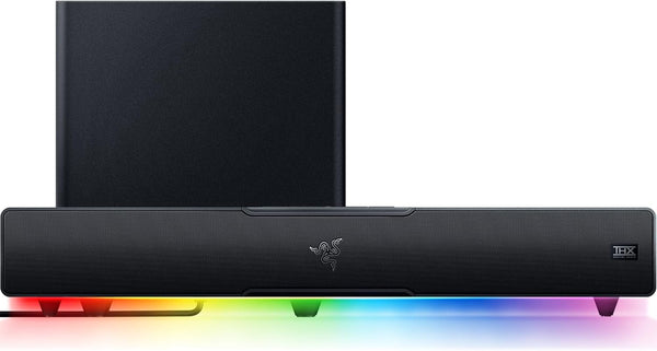 Razer Leviathan V2 - Pc-Gaming-Soundbar (Mit Dolby 5.1 Surround Sound, Leistungsstarkem Subwoofer Für Tiefe Bässe, Ideal Für Gaming, Filme Und Musik) Schwarz