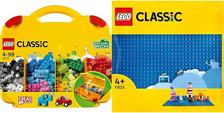 LEGO 10713 Classic Brick Starter Set - Sortarea culorilor cu cutie de depozitare, cadou creativ, jucărie pentru copii pentru fete și băieți de la 4 ani