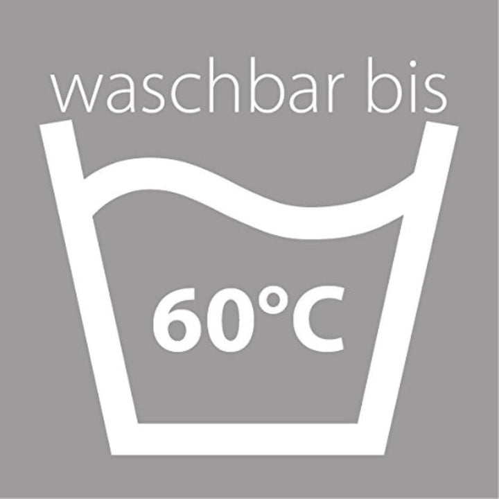 Traumnacht Cozy - Set de 2 perne cu husă din microfibră moale, pernă certificată Oeko-Tex cu fermoar, 80X80 cm, produsă în conformitate cu standardul de calitate german