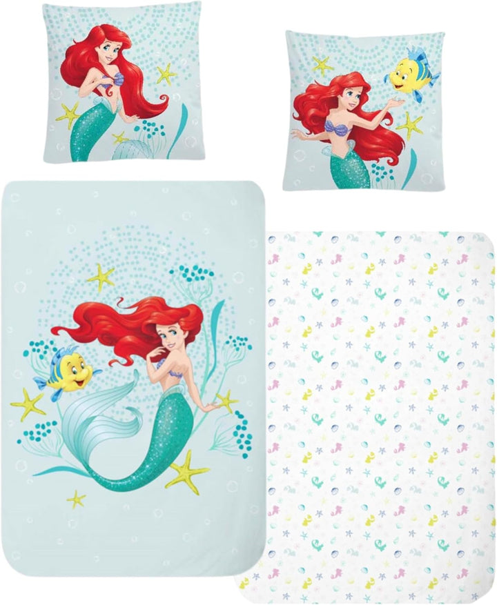 Bettwäsche 135X200 Flanell, Biber Mädchen, Eiskönigin Anna ELSA & Olaf, Kuschelig Weich Für Winter, 1X Kissenbezug 80X80 + Bettbezug 135X200, 100% Baumwolle, Frozen