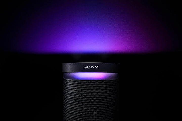 Sony SRS-XP700 Difuzor puternic pentru petreceri Bluetooth cu sunet de petrecere omnidirecțional, iluminare și baterie 25H (IPX4, MEGA BASS, încărcare rapidă, Party Connect) Negru, SRSXP700B.CEL