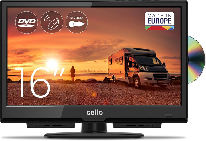 C2224WS Trav 22" Zoll SMART Full HD 12V Camping Reise TV Rahmenlos Triple Tuner Bluetooth Webos by LG Pitch Perfect Lautsprecher Wohnmobil LKW Boot [2024]