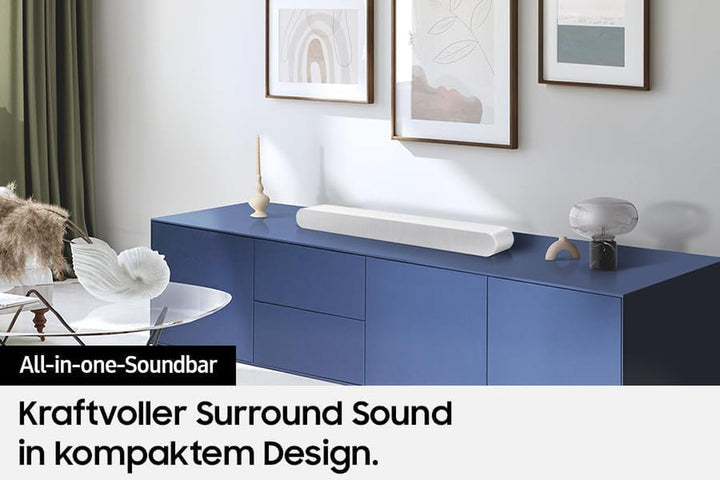 Samsung HW-S67GD 3.1-Kanal All-In-One Soundbar Für Tv-Geräte, Bluetooth-Lautsprecher Mit Kabellosem Dolby Atmos / DTS Virtual:X, Q-Symphony, Adaptive Sound Lite [2024]