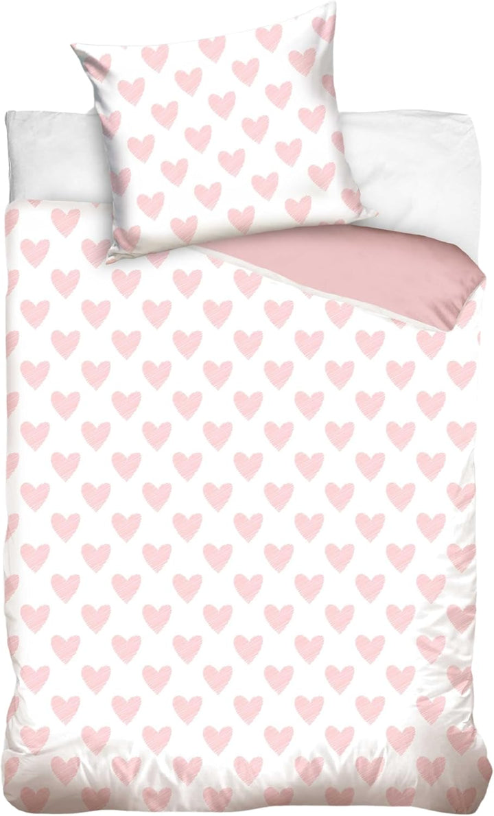 Kinder Bettwäsche Set Grün 135X200 80X80 Cm · Safari Tiere, Erdmännchen, Löwe, Zebra · 100% Baumwolle Mit YKK Reißverschluss · Sanft, Weich Für Mädchen