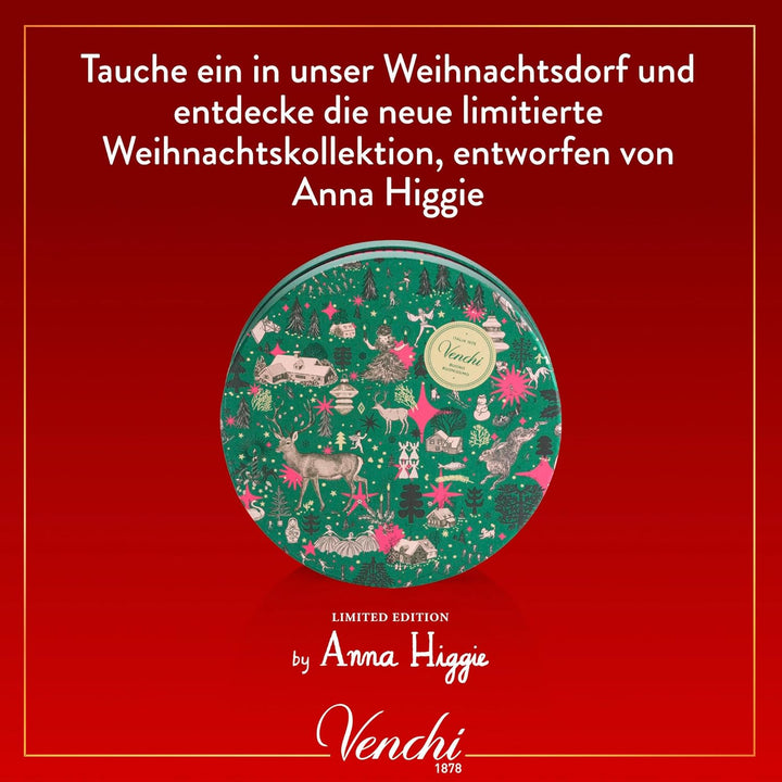 – Weihnachtskollektion – Geschenk-Hutschachtel Mit Verschiedenen Pralinen, 704 G – Geschenkidee – Glutenfrei