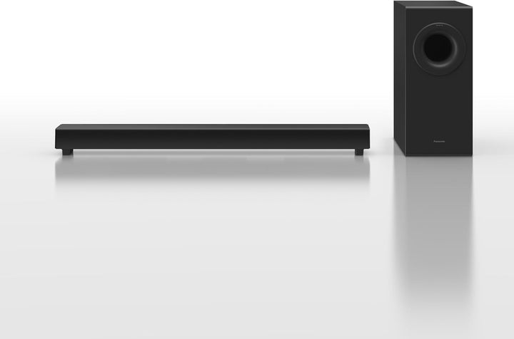 Panasonic SC-HTB490 Soundbar 320 W, Surround 2.1, Bluetooth, Wireless-Subwoofer, HDMI-ARC, Wandmontage, Fernbedienung, Audio-Modus, Schwarz