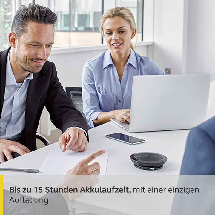 Jabra Speak 510 Difuzor pentru conferințe - Difuzor portabil certificat Microsoft cu conexiune USB - pentru laptop, smartphone și tabletă