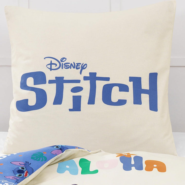 Stitch Bettwäsche Bettbezug 135X200 80X80 Baumwolle · Kinderbettwäsche Teenagerbettwäsche Aloha Stitch & Lilo · 2 Teilig