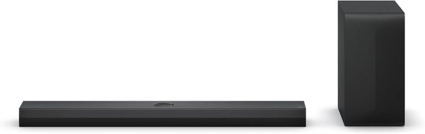 LG DS70TY 3.1.1 Dolby Atmos Soundbar (400W) Mit Kabellosem Subwoofer (Earc, HDMI, Optisch, Bluetooth) [2024], Schwarz