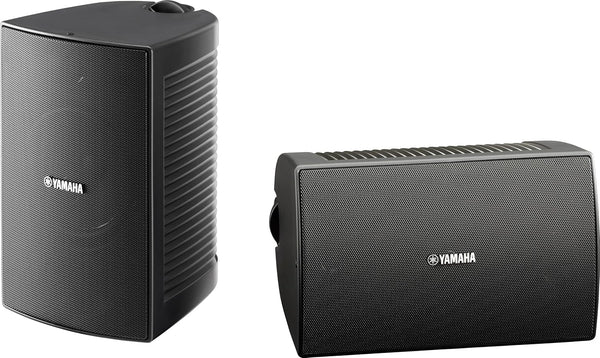 Yamaha NS-AW294 (BL) 2-Wege Außenlautsprecher Paar (100 Watt, 87Db) Schwarz