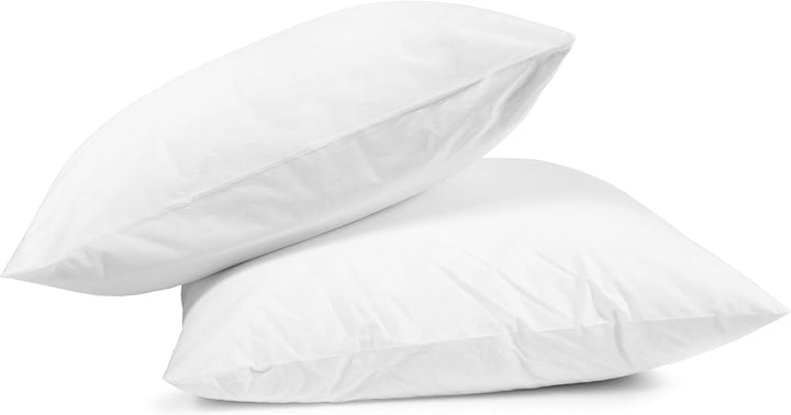HOMLA Toby pernă de umplere set de 2, 45X45Cm, alb, poliester premium, dimensional stabil și ușor de întreținut