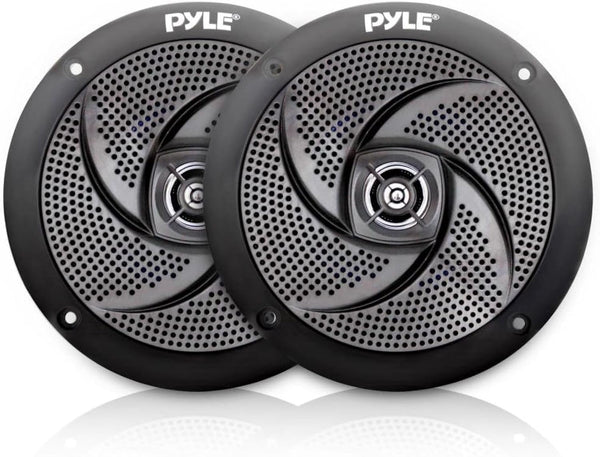 Pyle Outdoor Lautsprecher Box – Wasserdichte Box Outdoor Speaker – Outdoor Musikanlage Für Die Terrasse, Pool Lautsprecher & Aufbaulautsprecher Fürs Auto. 100W Aussenlautsprecher Wasserfest in Schwarz